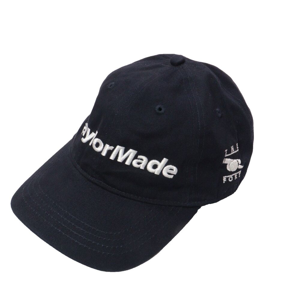 TaylorMade Hat Black Snapback The Fort Golf Resort Modern Adjustable One Size